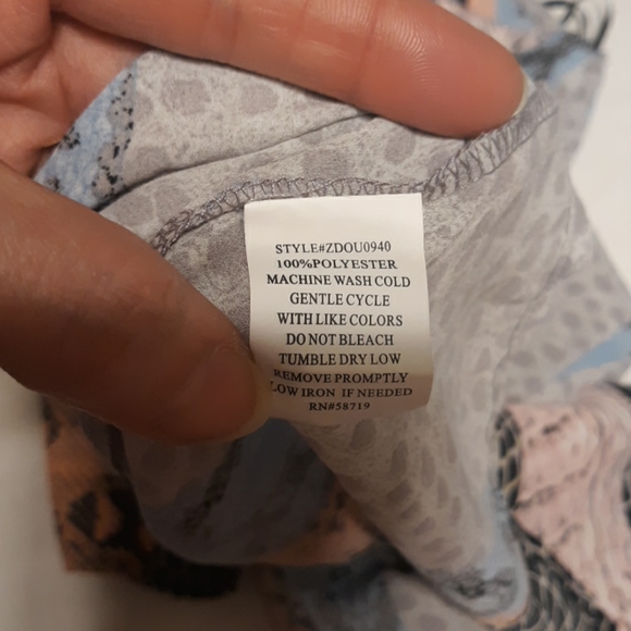 NWT NY Collection Plus Size 2X long Summer blouse - Picture 11 of 14